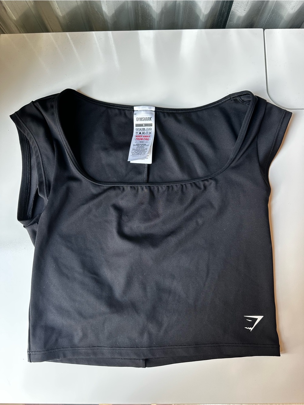 Gymshark Everyday C&S Trend Crop Top - Black